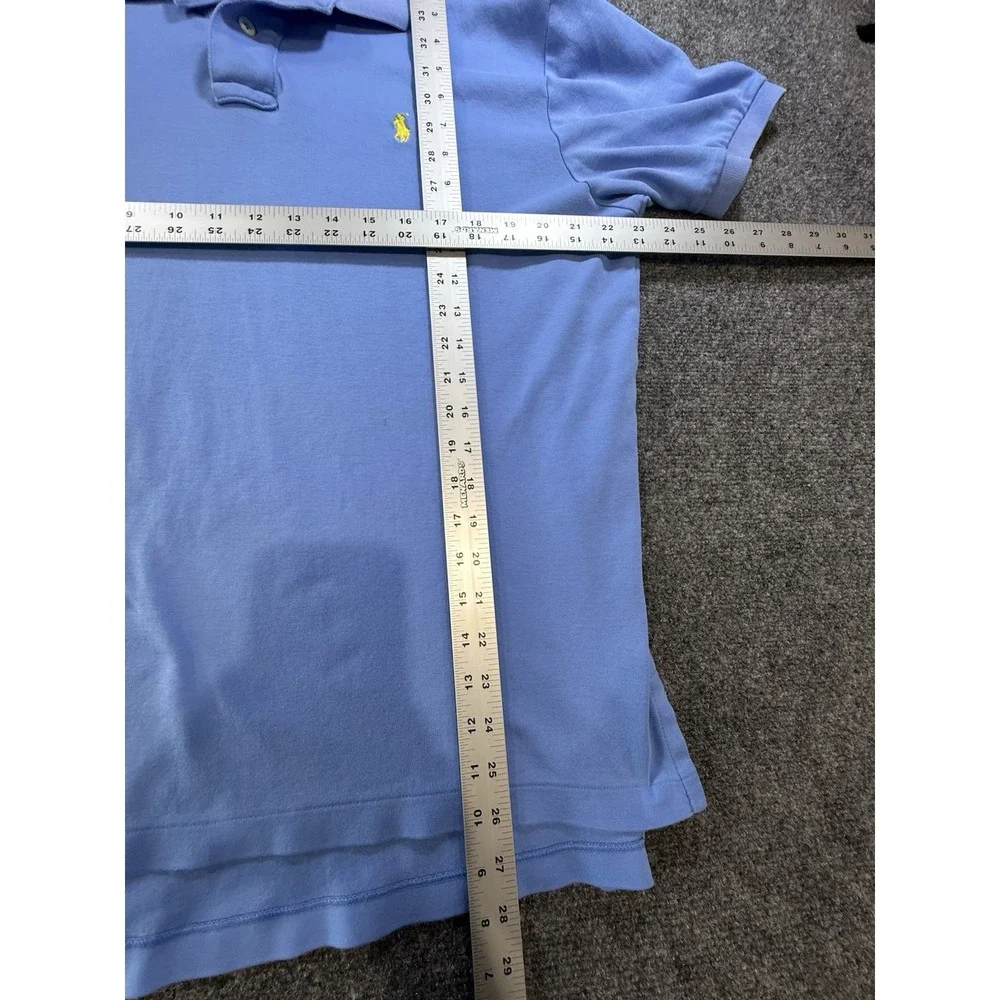 Polo Ralph Lauren Men's Blue Short Sleeve Polo Large
